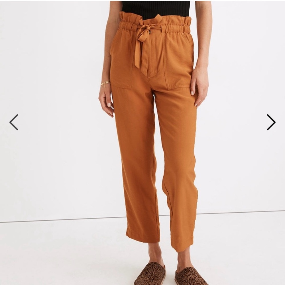 Madewell dunaway paper bag pants - Picture 2 of 7
